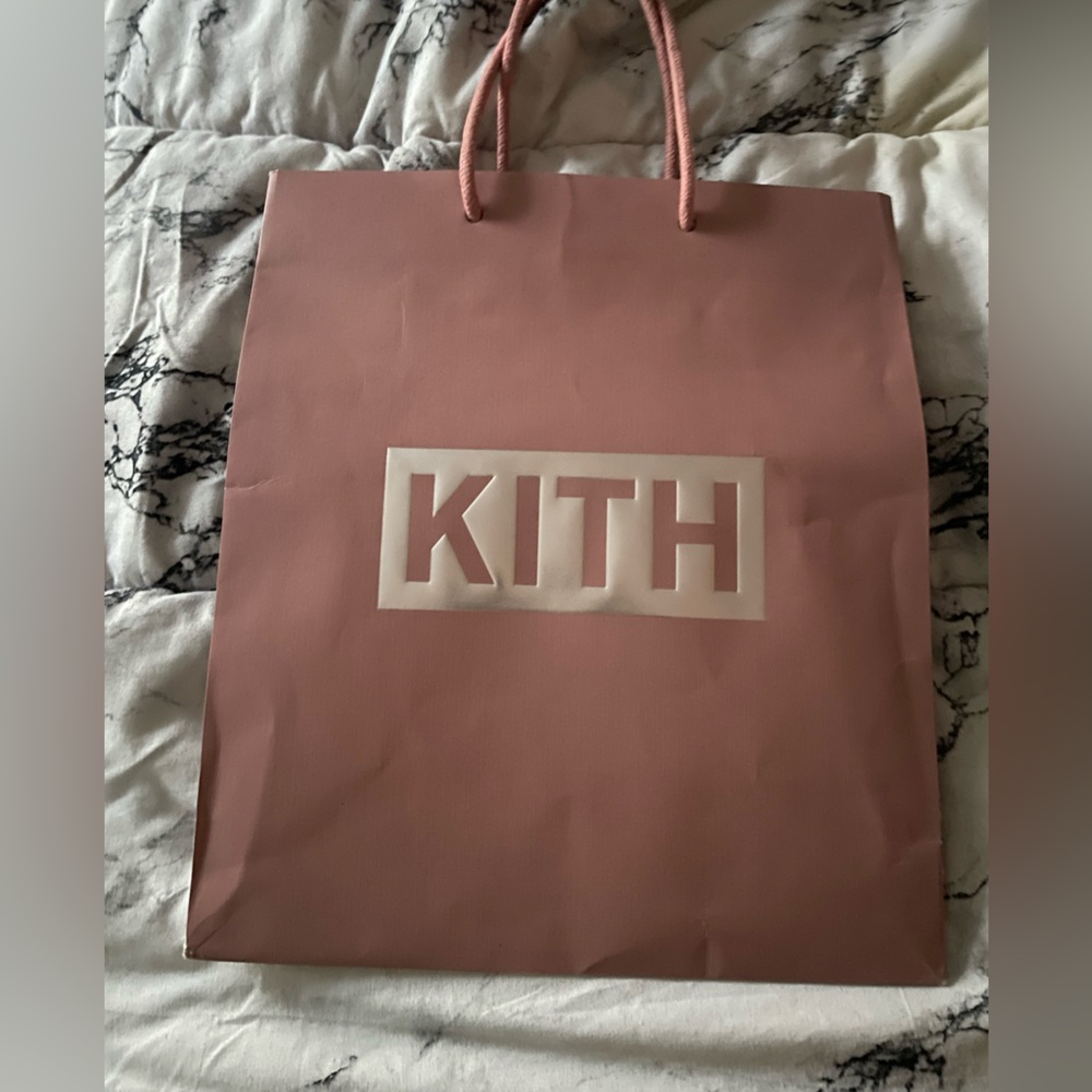 Pink Kith Shopping bag from Kith Paris store